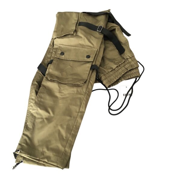 EPTM Men's Cargo Pants Olive Green Straps & Pockets Size Small 30W - Picture 13 of 13